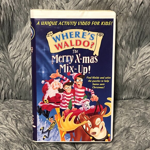 Where’s Waldo? The Merry X-Mas Mix Up VHS Tape 1992 - Picture 1 of 4